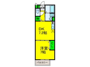 タウンコ－ト藤の物件間取画像